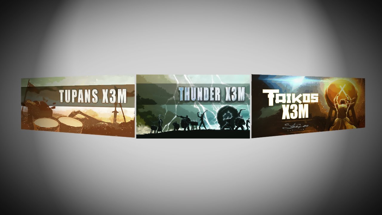 Triple Threat - Thunder X3M, Tupans X3M & Taikos X3M
