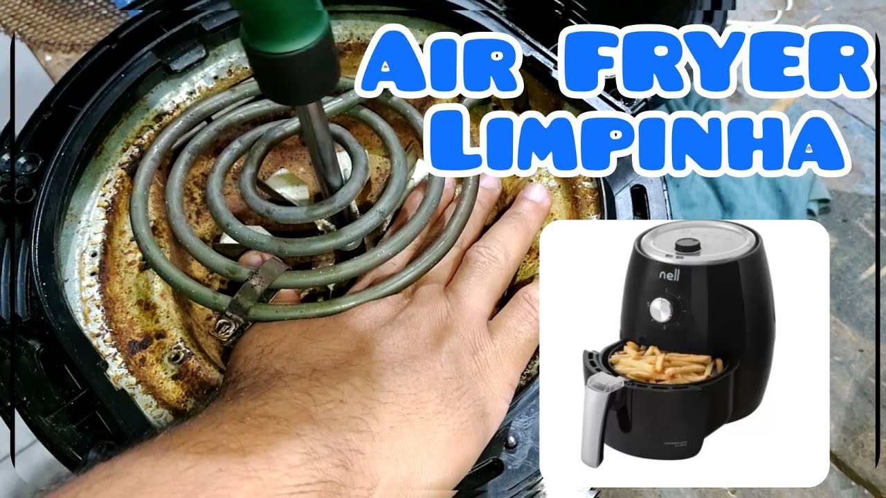 Como abrir Air Fryer para uma Limpeza total