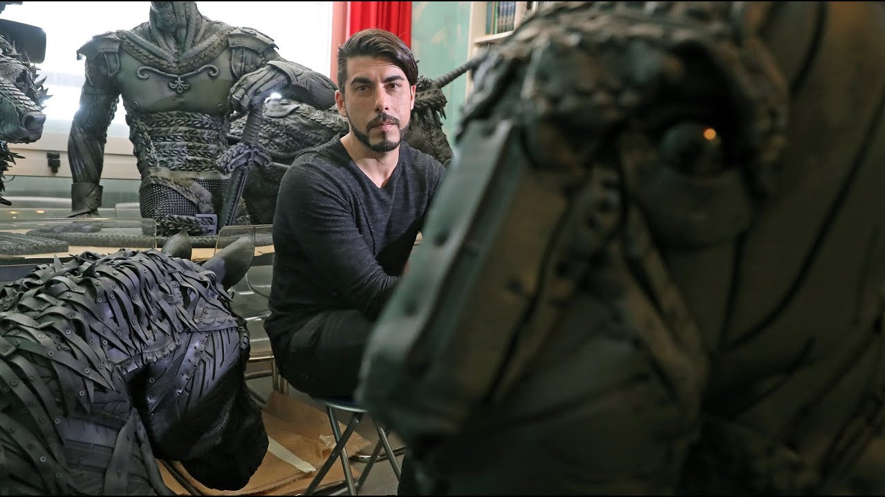 Ángel Cañas, escultor: seguimos reciclando sólo de cara a la galería
