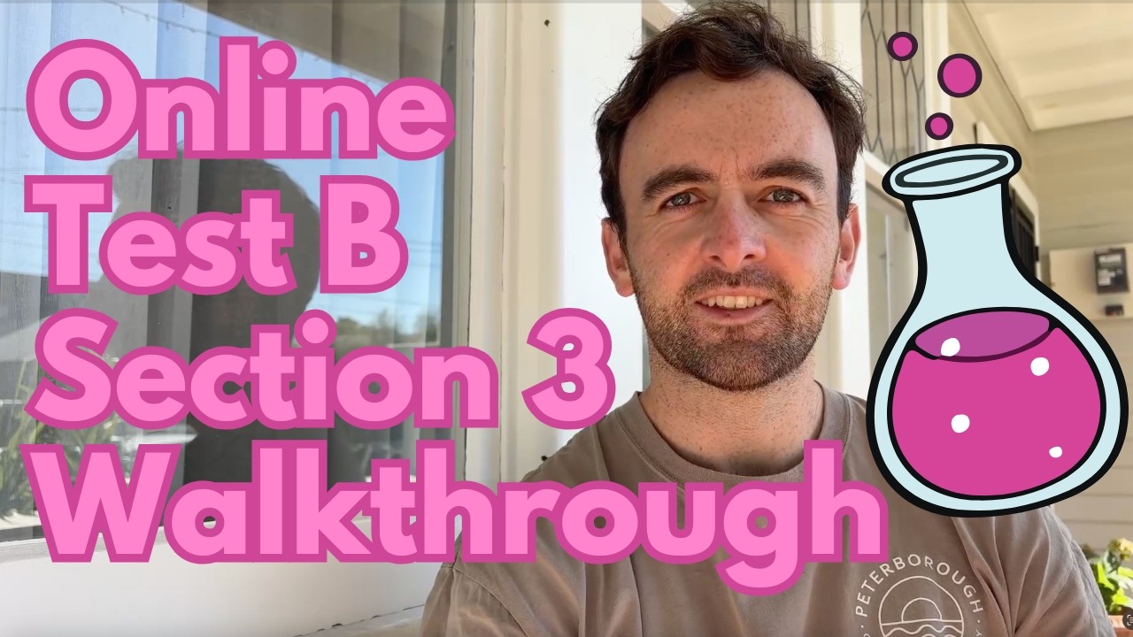 GAMSAT Section 3 - Online Test B Full Walkthrough