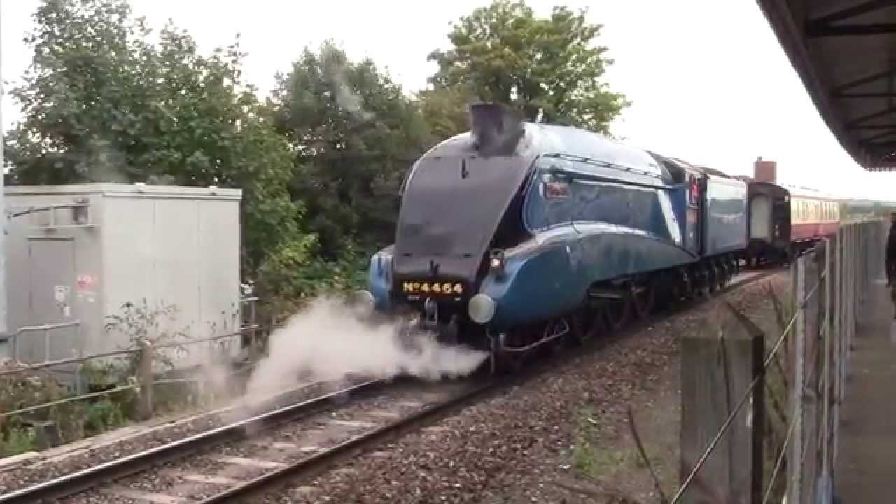 LNER A4 4464 'Bittern' at Westbury Railway Station