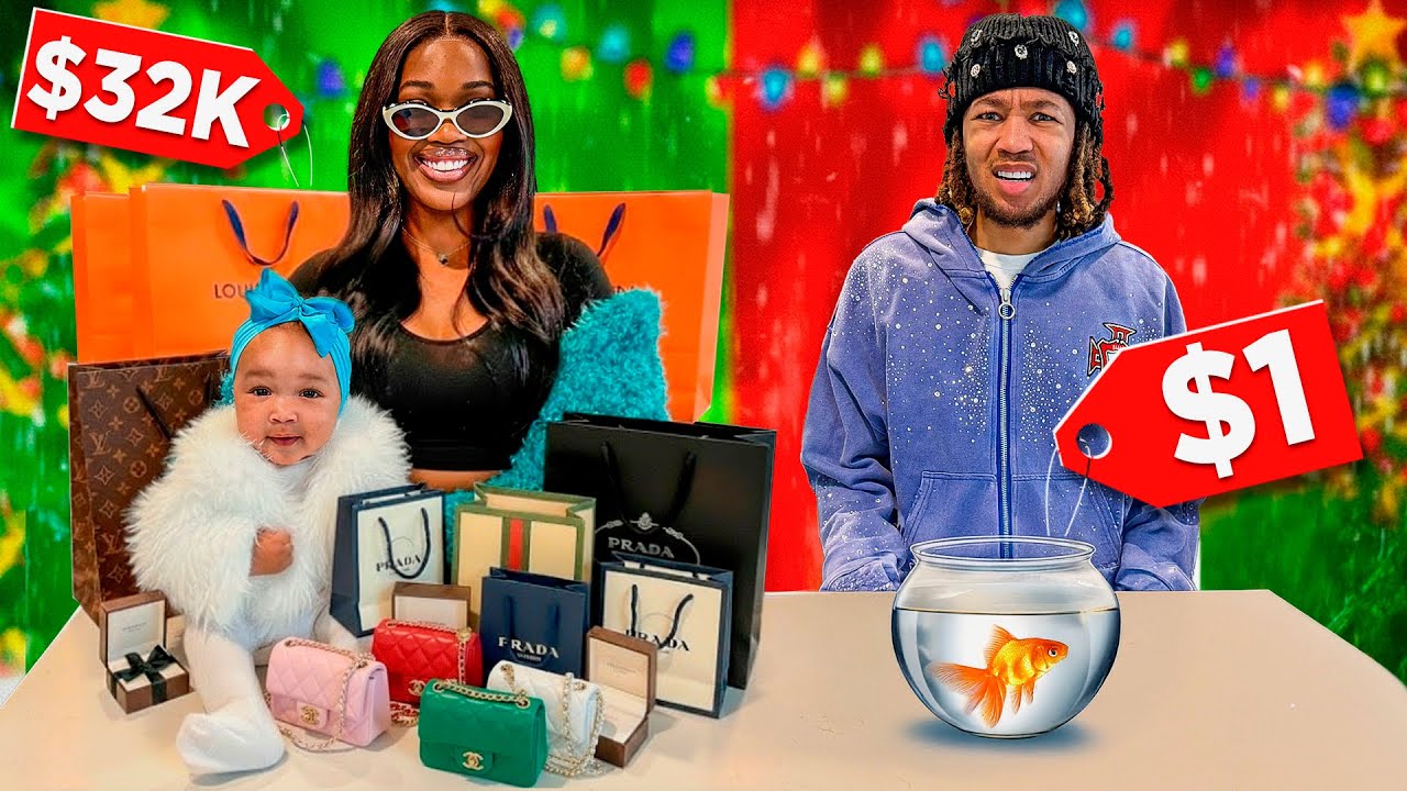 CHEAP VS EXPENSIVE CHRISTMAS PRESENTS CHALLENGE!