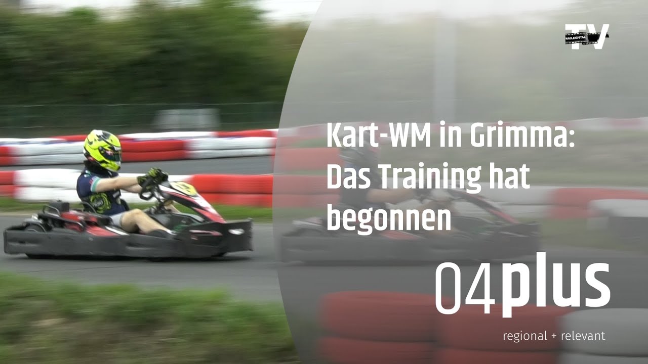 Motorsport-Highlight in Grimma: Die Trainings für die Kart-WM haben begonnen