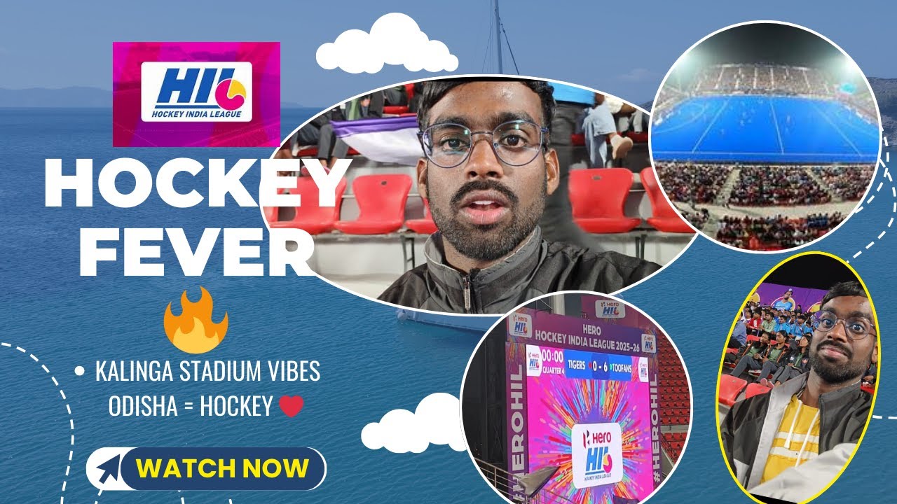 First Time Watching HIL 2026 Live | Kalinga Stadium Bhubaneswar