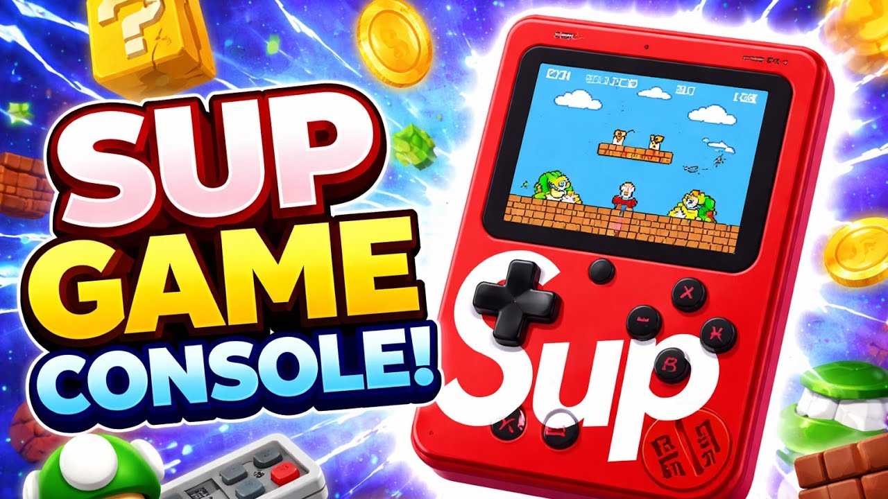 SUP Game Console – 400 Games in Your Pocket!