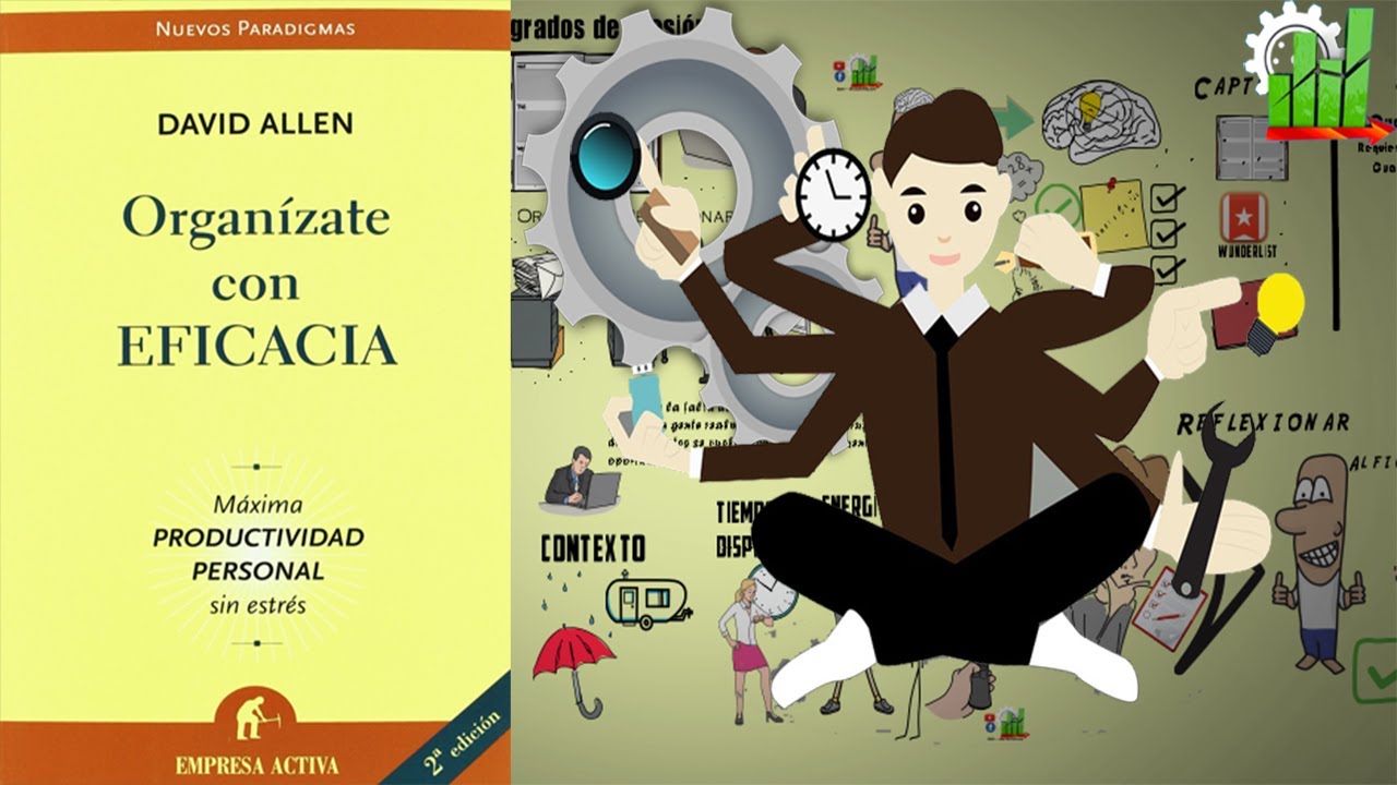 Organízate con eficacia - Por David Allen - Resumen animado