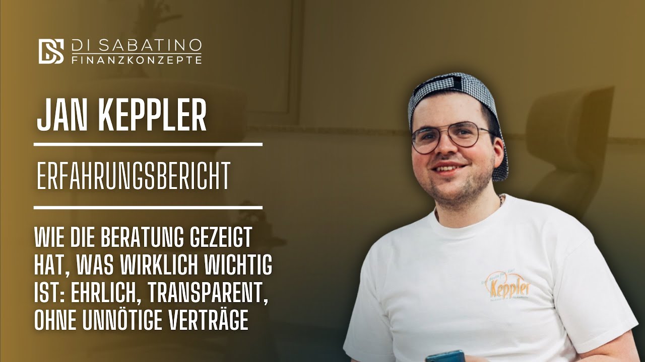 Wie ist eine Beratung bei uns ? - Erfahrungen von Jan Keppler mit Di Sabatino Finanzkonzepte