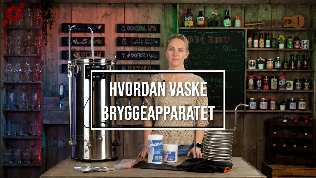 Hvordan vaske bryggeapparatet med Chemclean