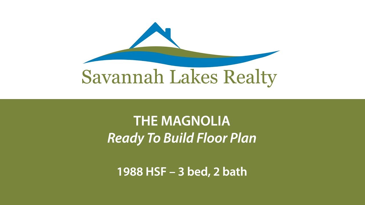 Savannah Lakes Realty Floor Plan - The Magnolia