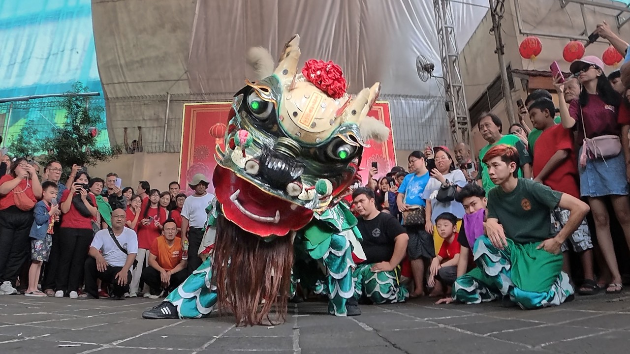 Sacred Kilin Lion Dance and Gotong Toapekong. Cap Go Meh 2026 Dhanagun Temple Bogor