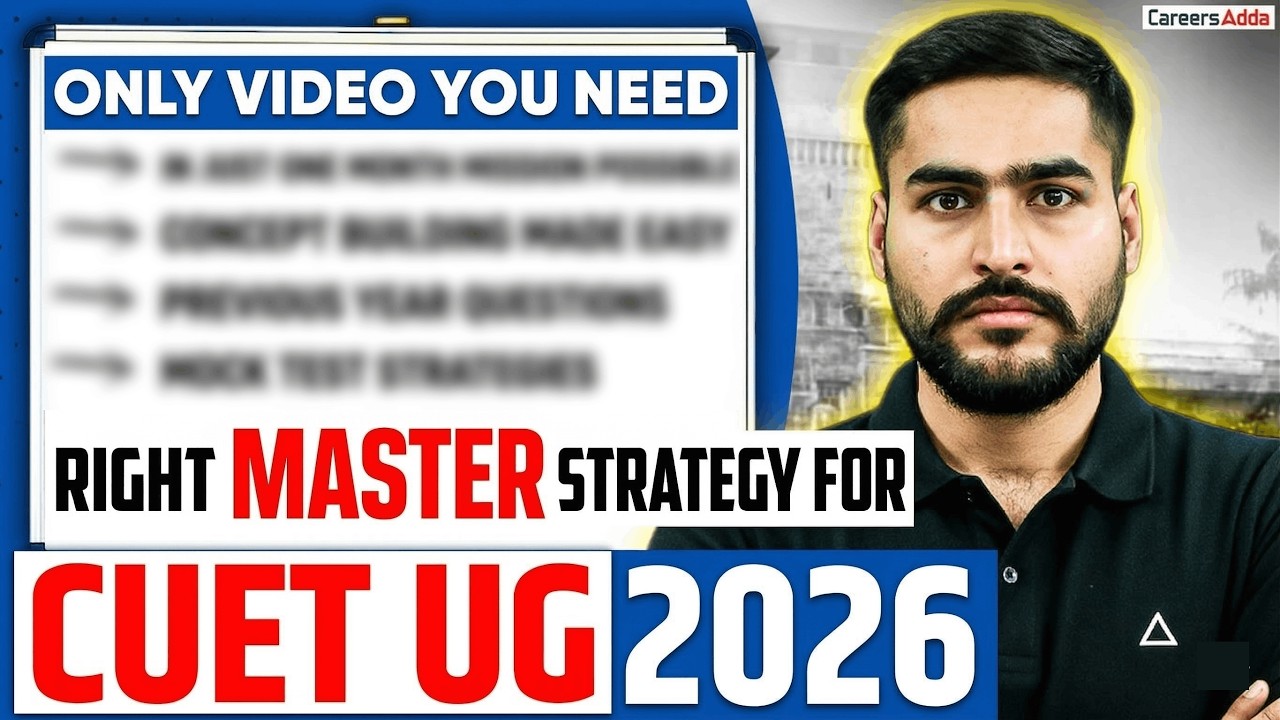 Only Strategy You Need for CUET 2026 | Master Plan 🔥 Step By Step By Guide 📚