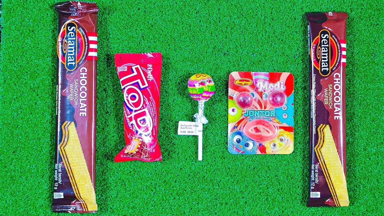 some lot's of candy and sweets  lollipops unpacking  TOP,  ASMR satisfying video