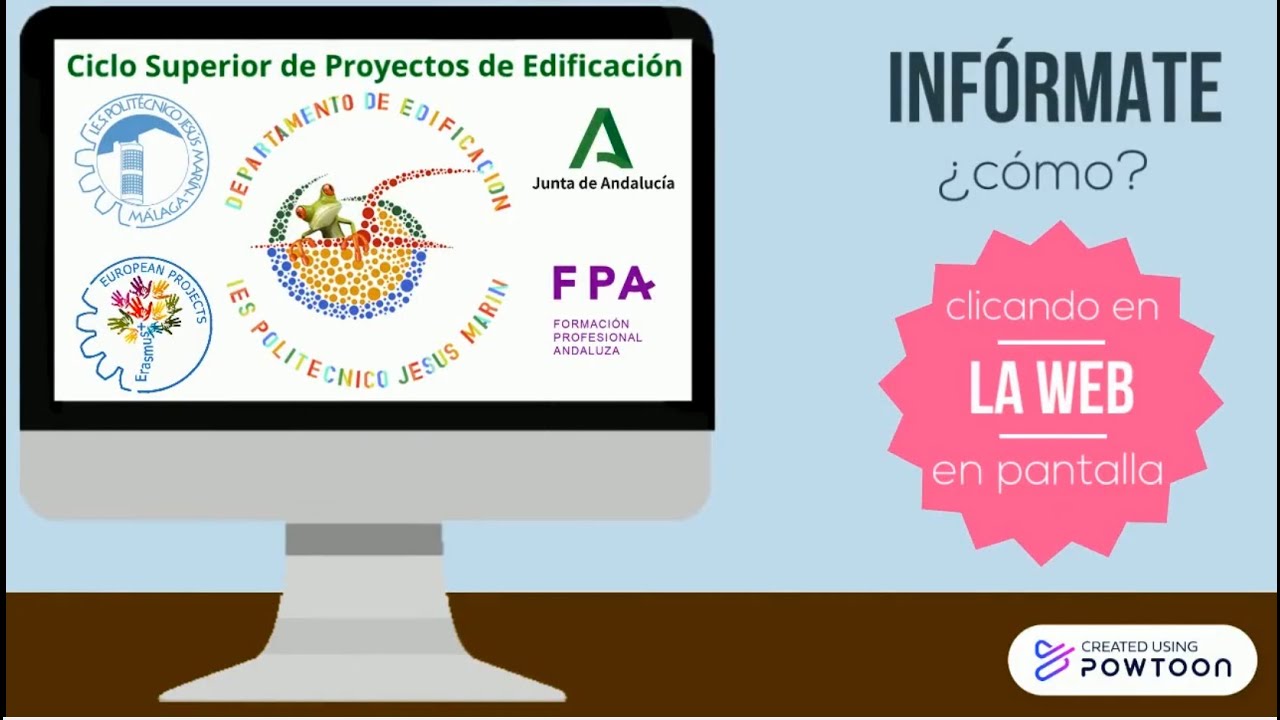 CICLO SUPERIOR DE PROYECTOS DE EDIFICACIÓN FERIA VIRTUAL FP EDIFICACIÓN Y OBRA CIVIL MÁLAGA 2020