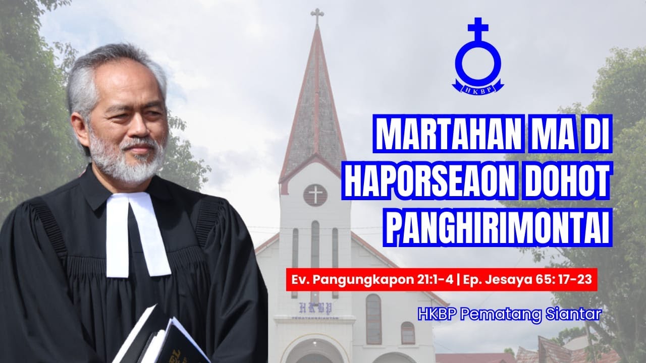 Khotbah Kepala Departemen Marturia Pdt. Daniel TA Harahap M.Th | HKBP Resort Pematang Siantar
