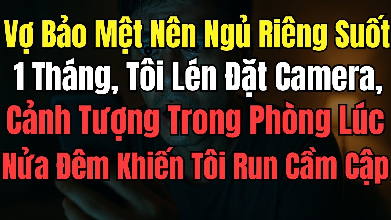 Vợ Bảo Mệt Nên Ngủ Riêng Suốt 1 Tháng, Tôi Lén Đặt Camera – Cảnh Tượng Trong Phòng Lúc Nửa Đêm Khiến
