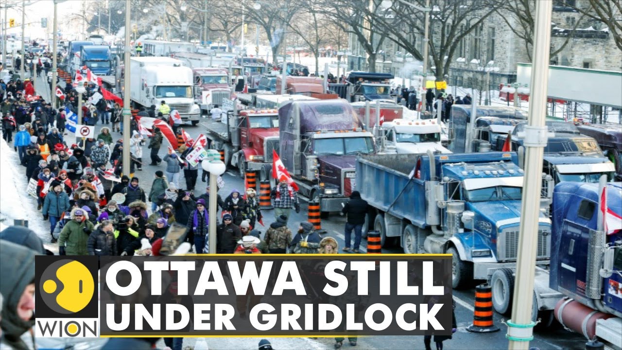 Thousands march on street of Ottawa, Sikh protesters join truckers | World News | WION
