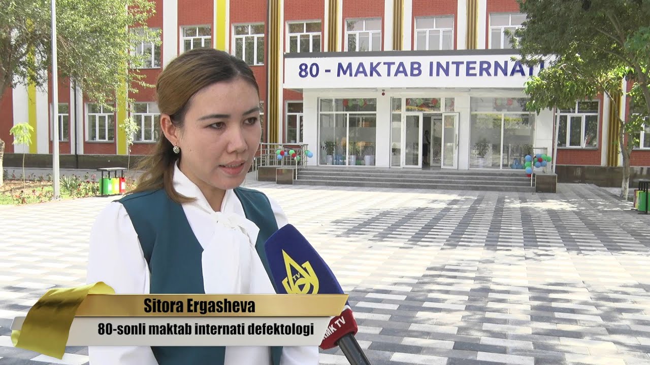 Ta’lim maskani zamonaviy qiyofa kasb etdi.