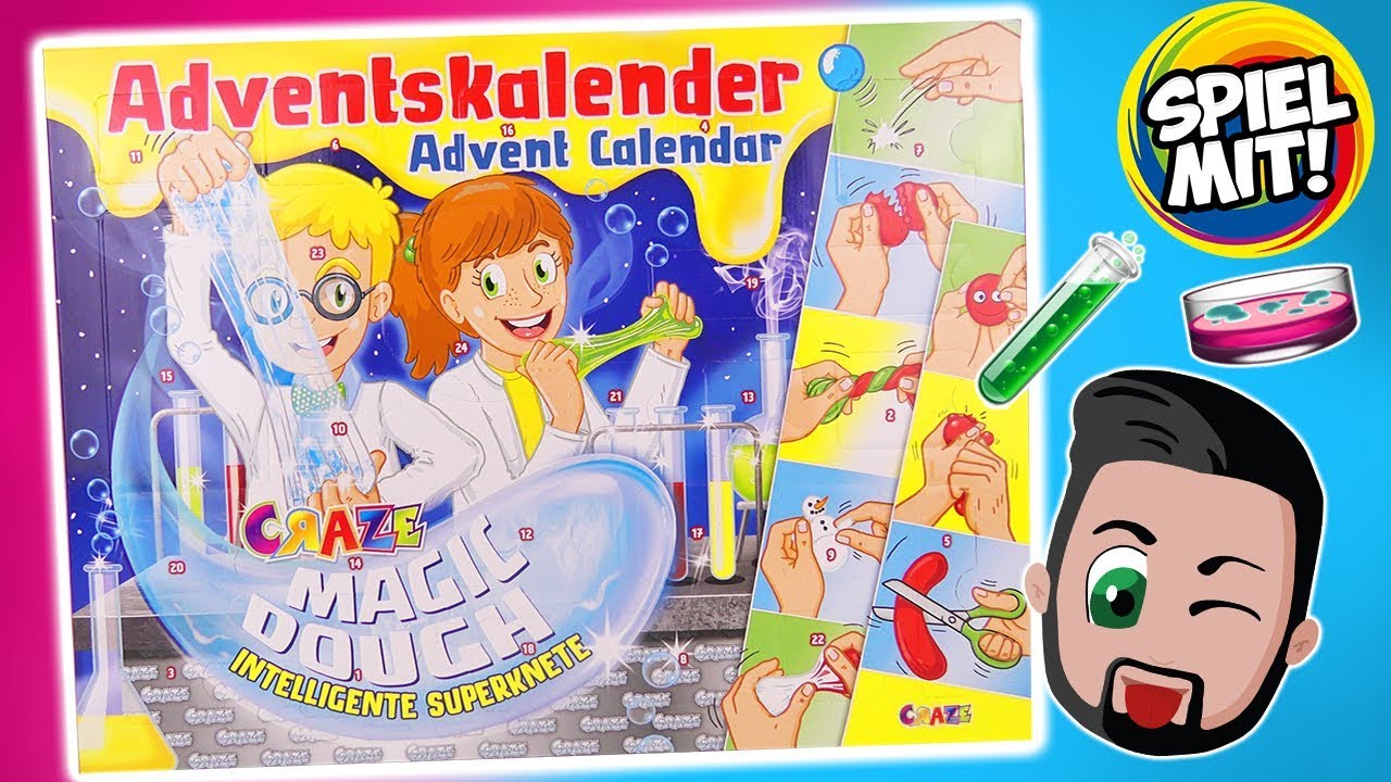 INTELLIGENTE SUPERKNETE Adventskalender Craze 2018 - Kaan öffnet alle 24 Türchen vom Magic Dough