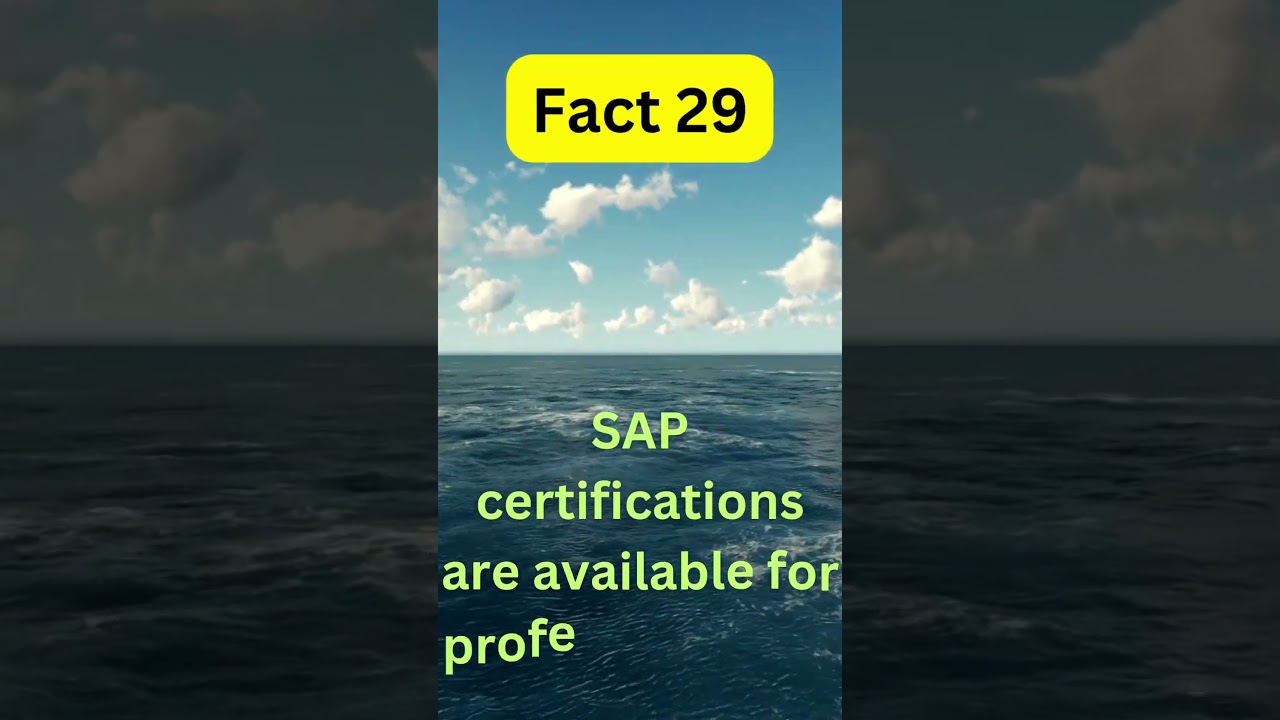 SAP Certifications