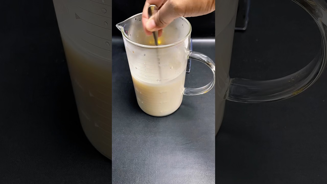 Cara melarutkan susu bubuk full cream untuk pengganti uht cair #minumankekinian