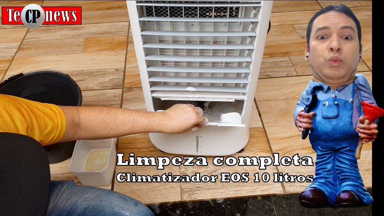 Higienização do Climatizador EOS 10 litros - o aparelho mais fácil de limpar do Mercado