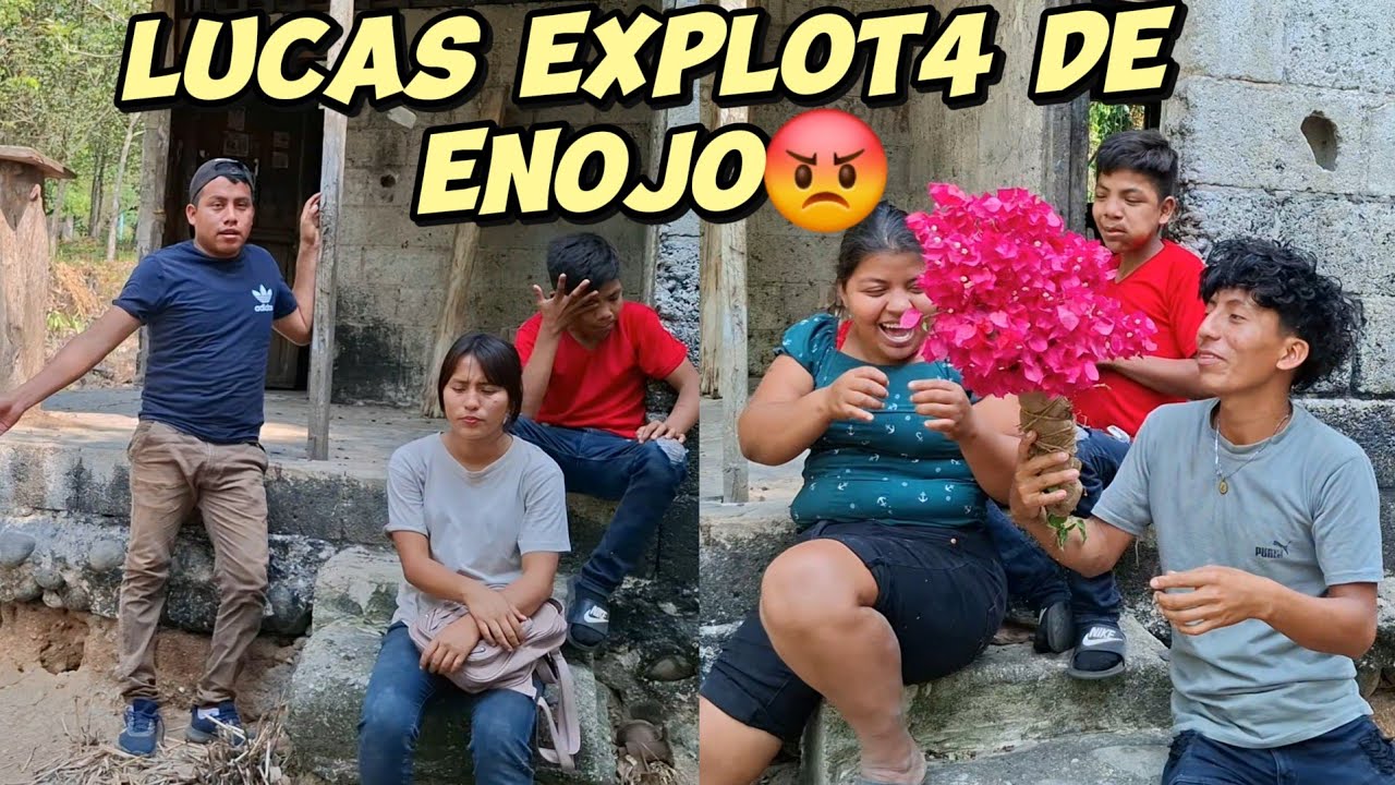 ❤️Ever le regala Enorme Ramo de Flor💐Rosi Feliz Lo Resibe Con Fuerte abrazo😍