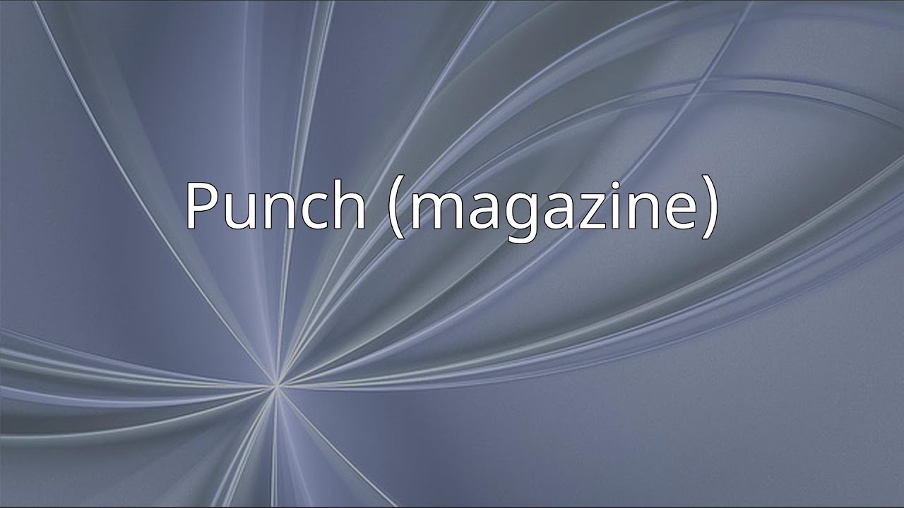 Punch (magazine)