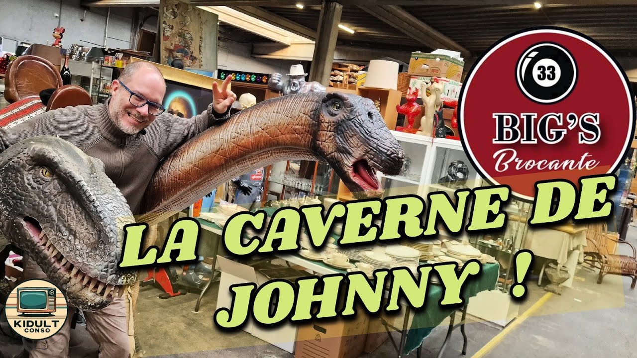 👉 🚨😱 INTERDIT AU PUBLIC : la caverne de Johnny à BIG’S BROCANTE !