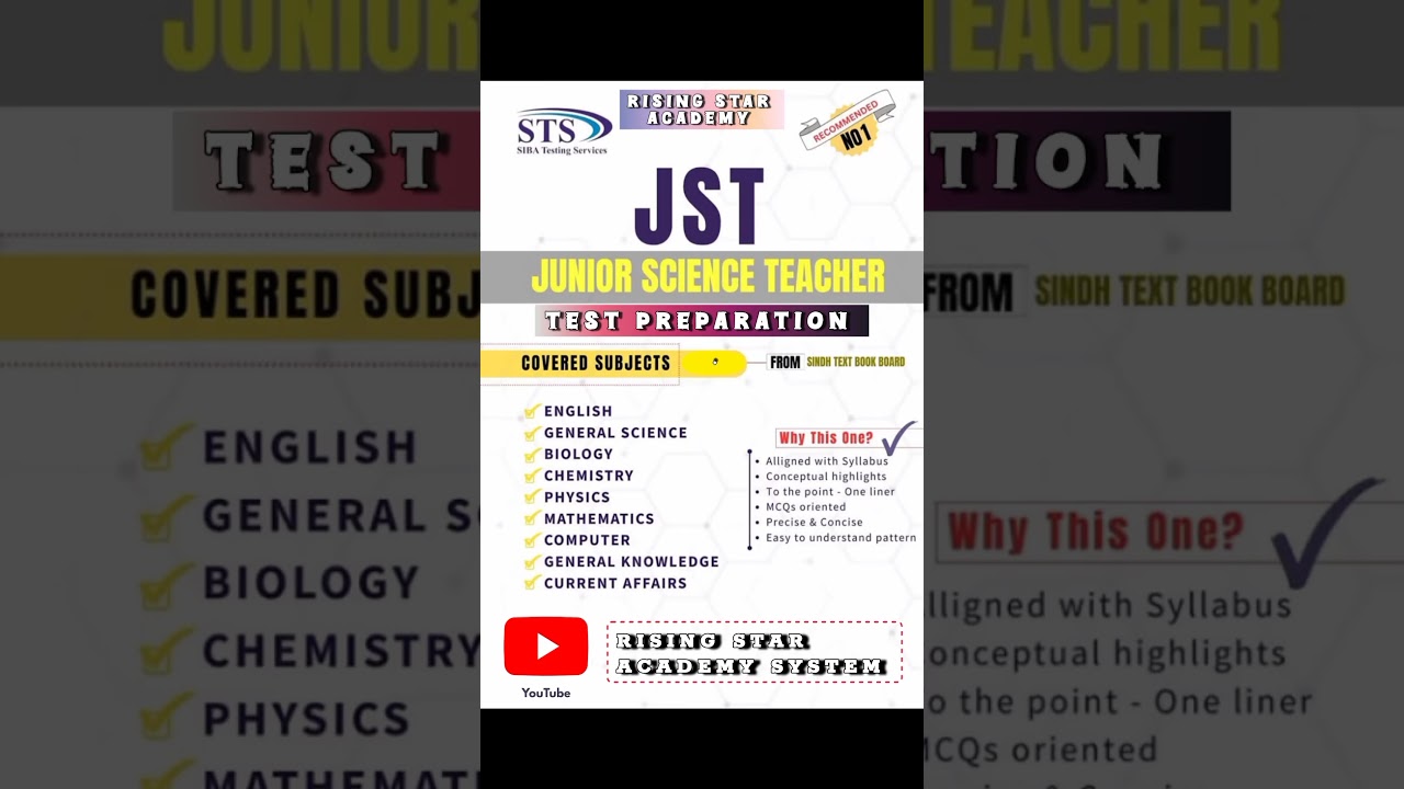 IBA STS  Test preparation For JST Junior Science Teacher #test #sts #IBA