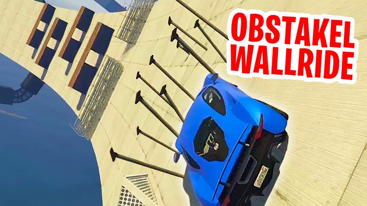 OBSTAKEL WALLRIDE MET TROLLS !!! 🤨