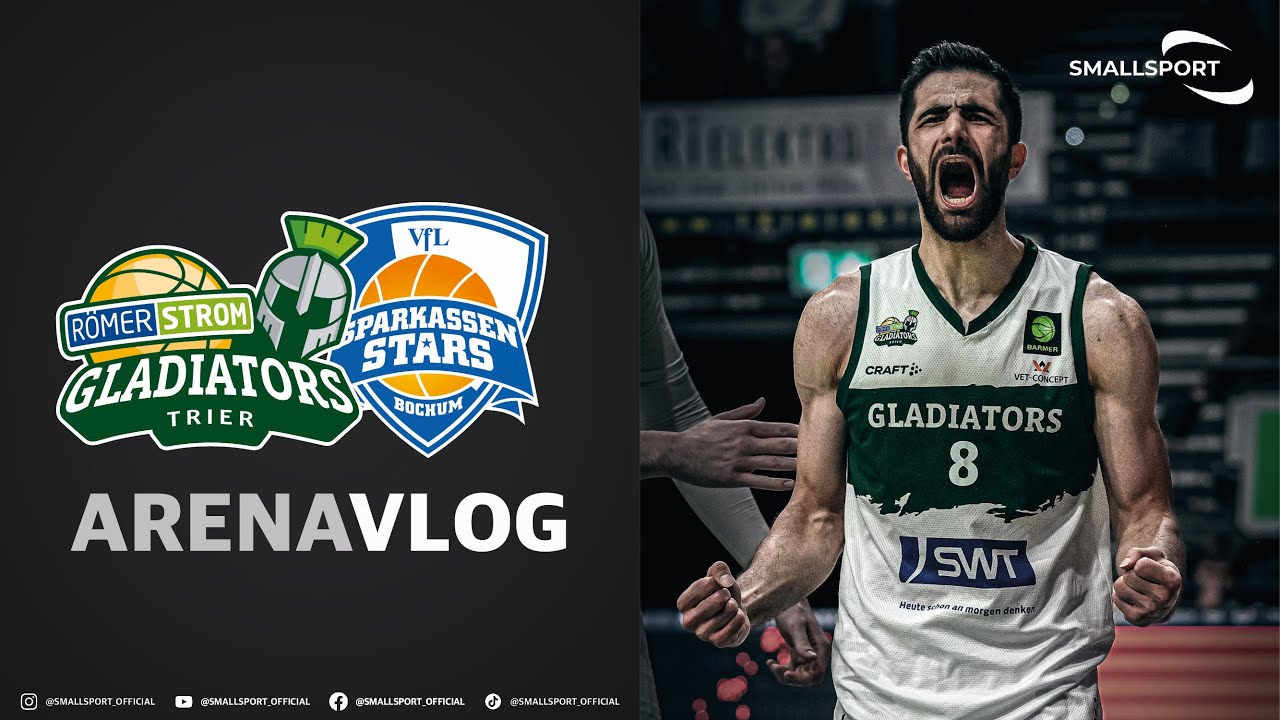 PLAYOFFS BABY🔥 I RÖMERSTROM Gladiators Trier vs. VfL SparkassenStars Bochum - Arenavlog I Smallsport