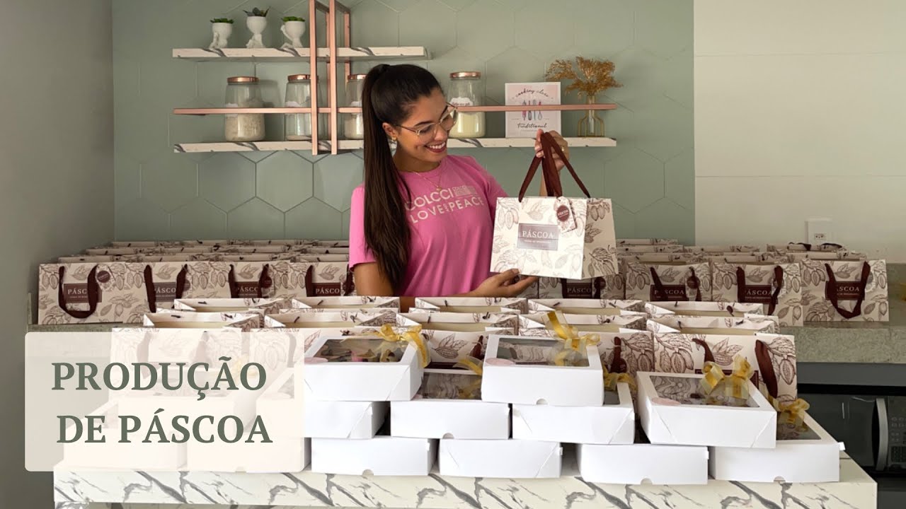 Minha produção de Páscoa 2023! 750 doces, e 50 ovos de chocolate, vem comigo! 😯🤩