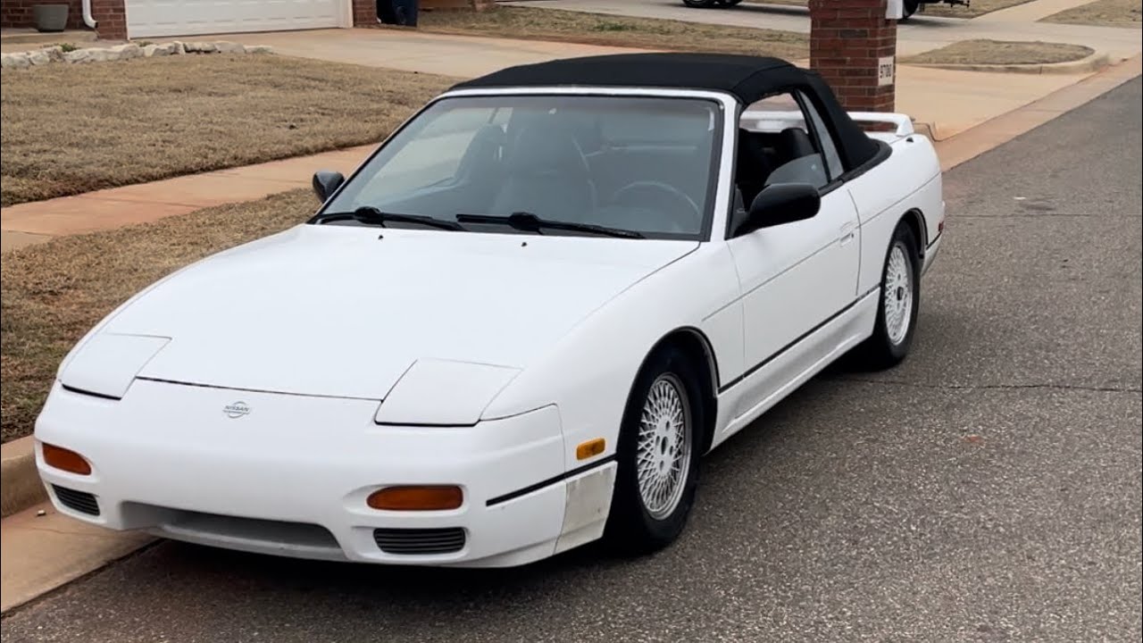 Barn find?! Are new 1992 Nissan 240sx convertible.