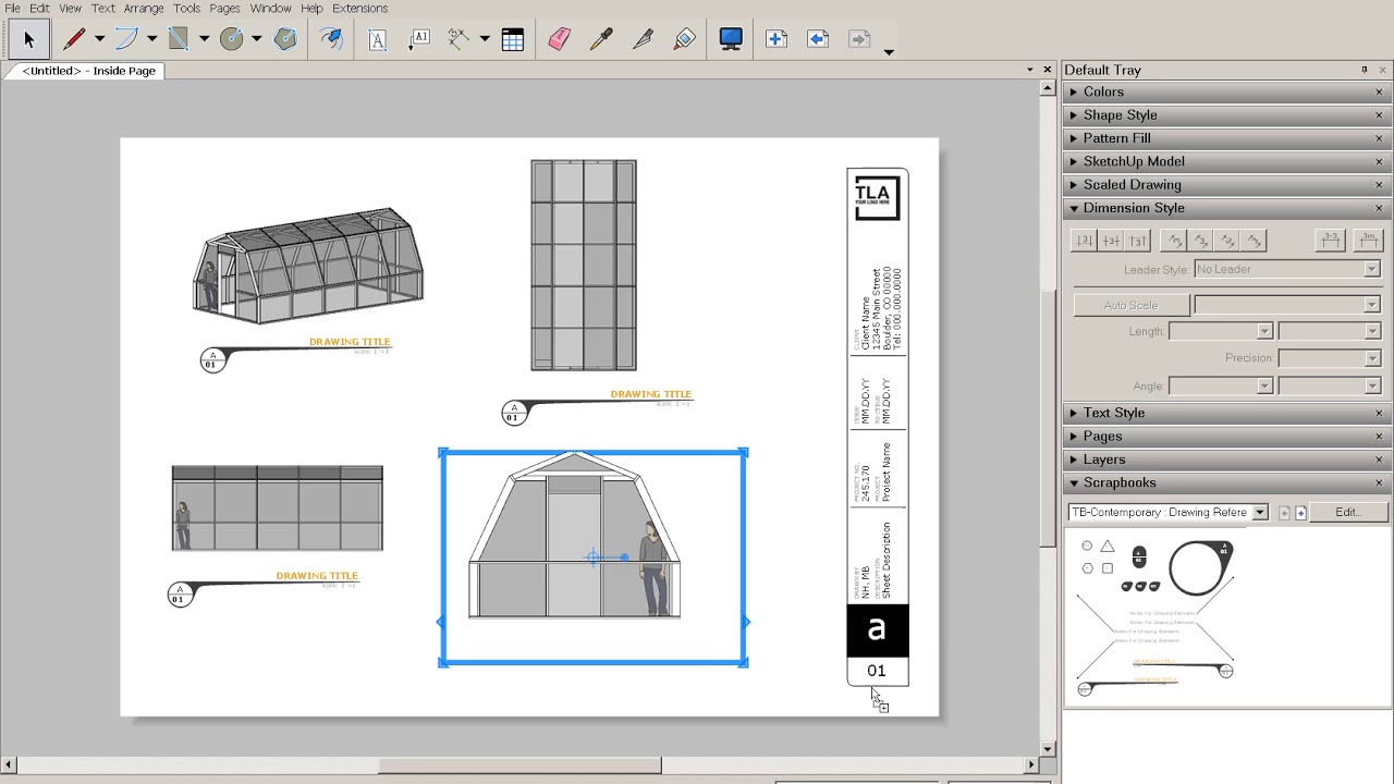 SketchUp 2018 LayOut