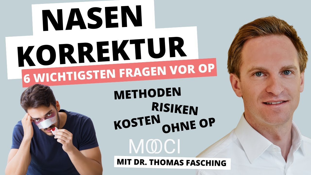 6 wichtige Fragen vor einer Nasen-OP