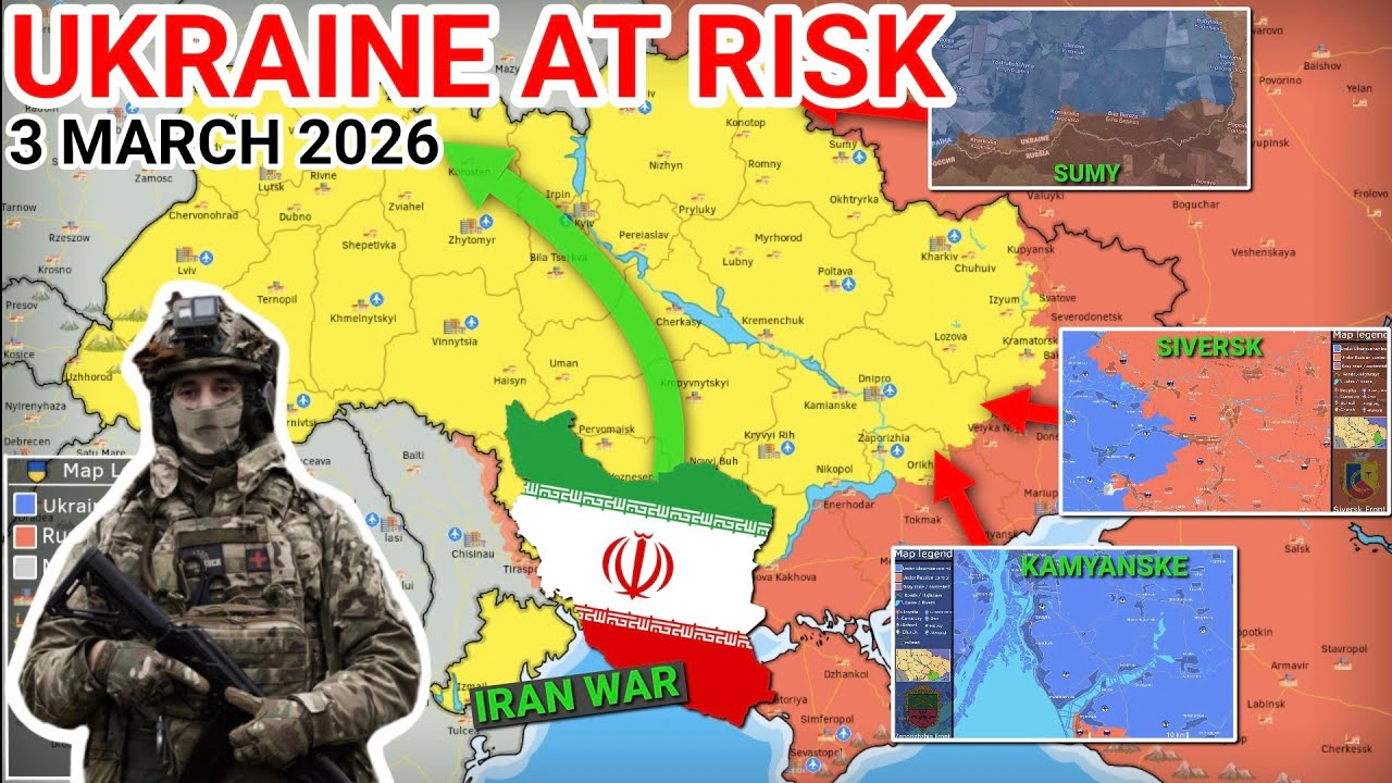 U.S. Distraction Threatens Ukraine — Russian pushing North of Prymorske [3 March 2026]