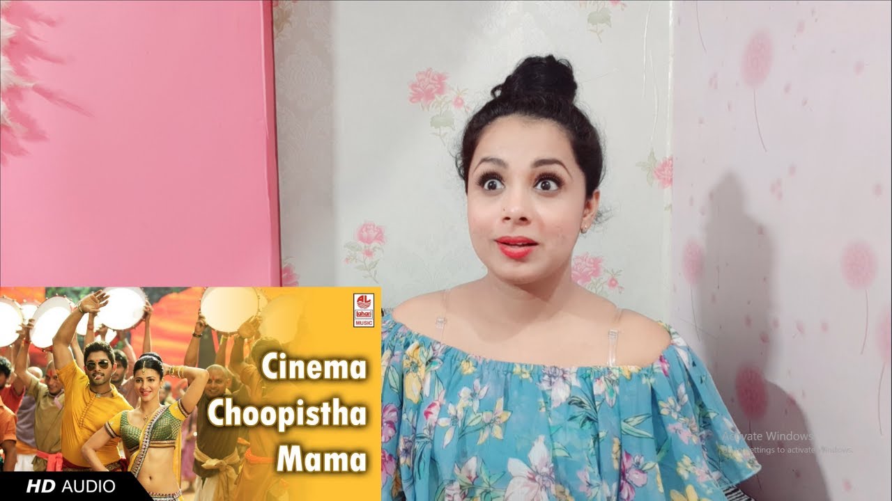 Cinema Choopistha Mava  | Allu Arjun | Shruti hassan | S.S Thaman | Race Gurram | Reaction