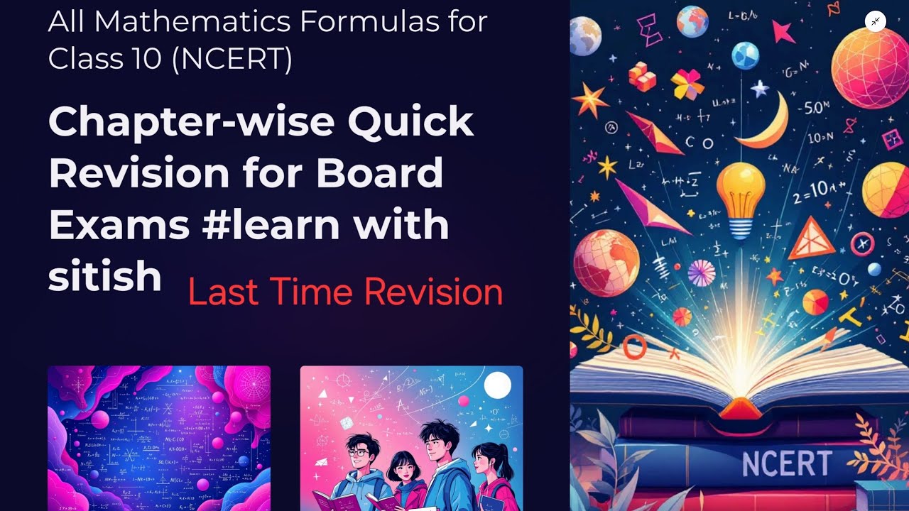 Class-10, All Mathematics Formula ,chapter wise with trick and explanation