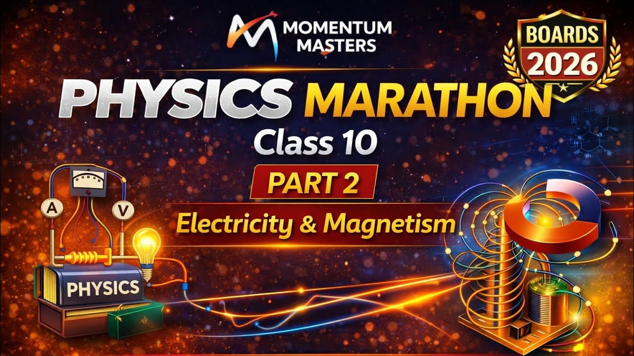 Class 10 Physics Marathon | One Shot Part 2 | Electricity & Magnetism | Board 2026