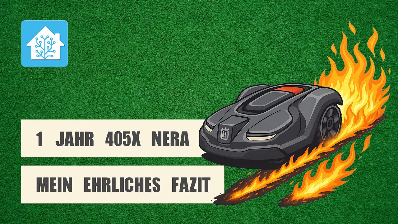 Mein Fazit nach 1 Jahr Husqvarna Automower 405X NERA - Schnittmuster, Home Assistant & Erfahrungen
