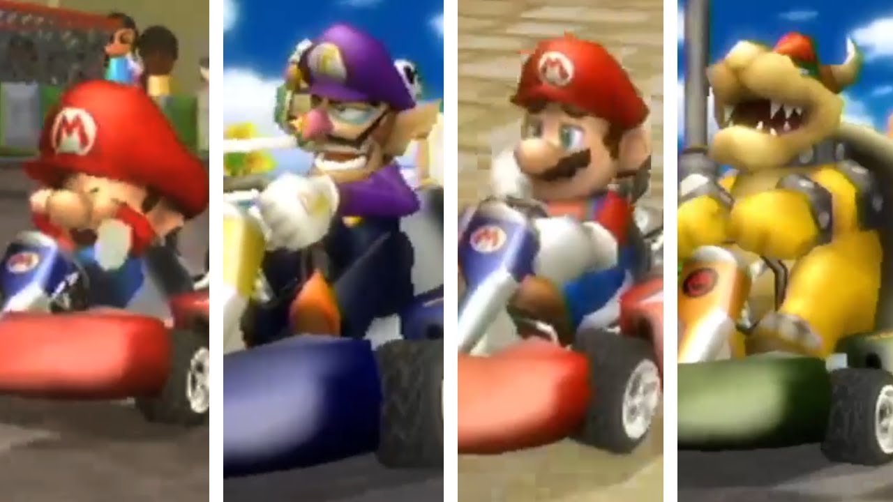 Mario Kart Wii - All Characters Losing Animations (Standard Kart)