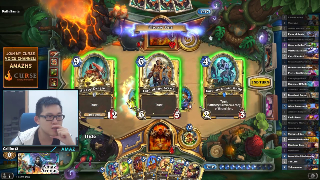Hearthstone Amaz Proves Warrior Class Not Bad In Arena