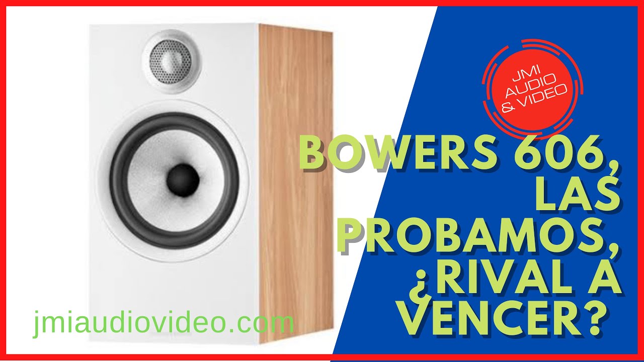 Probamos las #bowers 606 edición 40 aniversario #bocina #hifi #jmiaudio