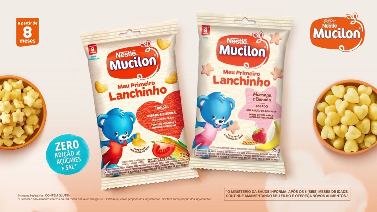 Conhe&ccedil;a MUCILON&reg; Meu primeiro Lanchinho