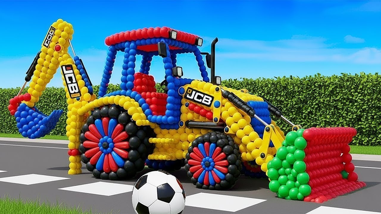 The mascot vibrato assistant JCB placed on the football field is popular, co-produced, and creative