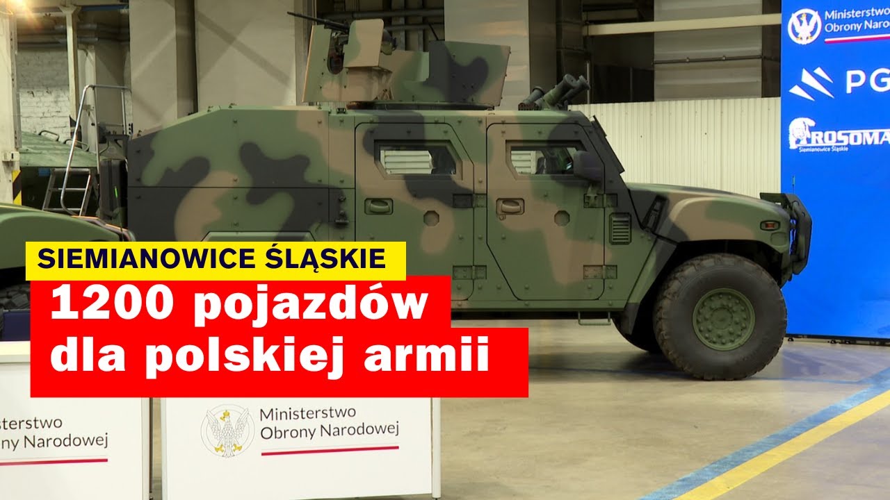 W Siemianowicach podpisano umowę na dostawę 1200 pojazdów terenowych dla Wojska Polskiego