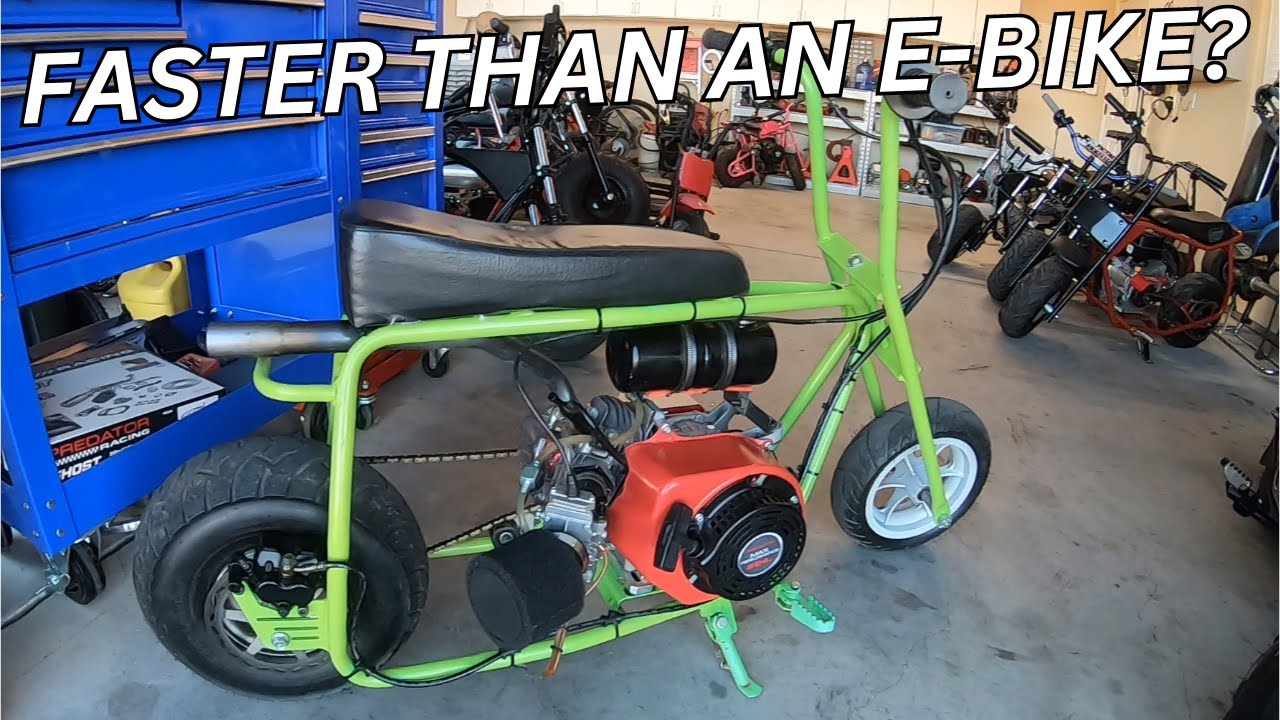 Predator 224 vs electric QS120 mini bike: Who’s the Speed King?