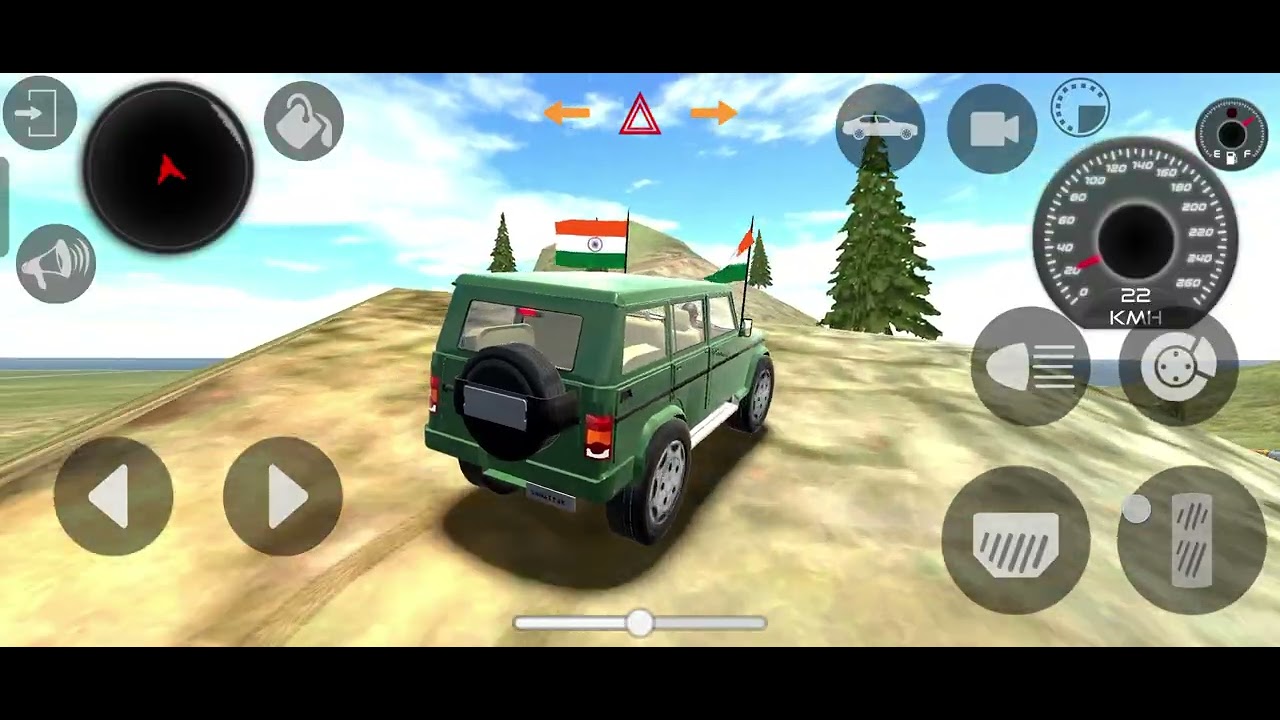 Car game video #games #gaming #nagaur #naruto 