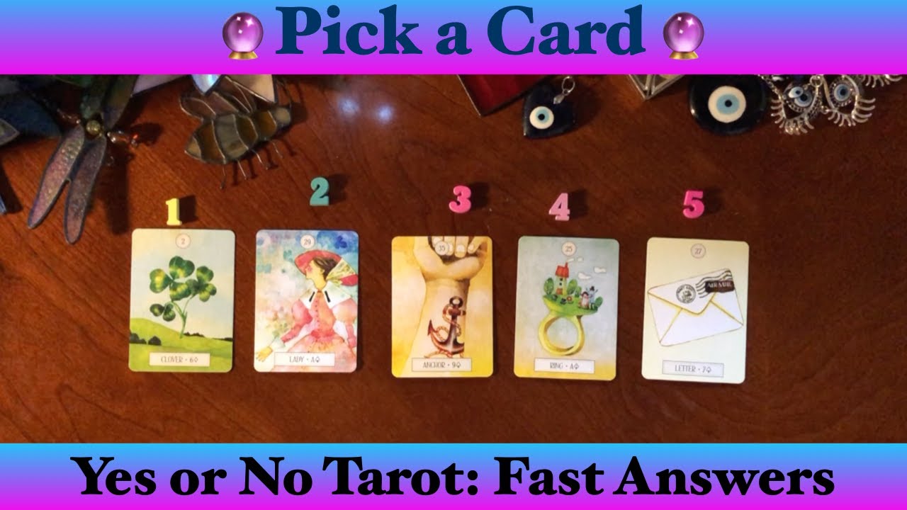 Yes or No Tarot 🔮 Pick a Card 🔮 Fast Answers with a Quick Read