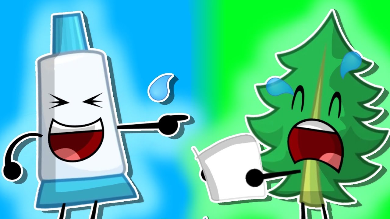 Toothpaste draws Fern the ugliest (BFDIE Animation) #flipaclip #animation #bfdie #fernpaste